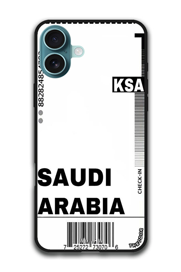 Protective Case Anti Scratch Shock Proof Cover For iPhone 16 Plus (6.7)-inch Saudi boarding pass