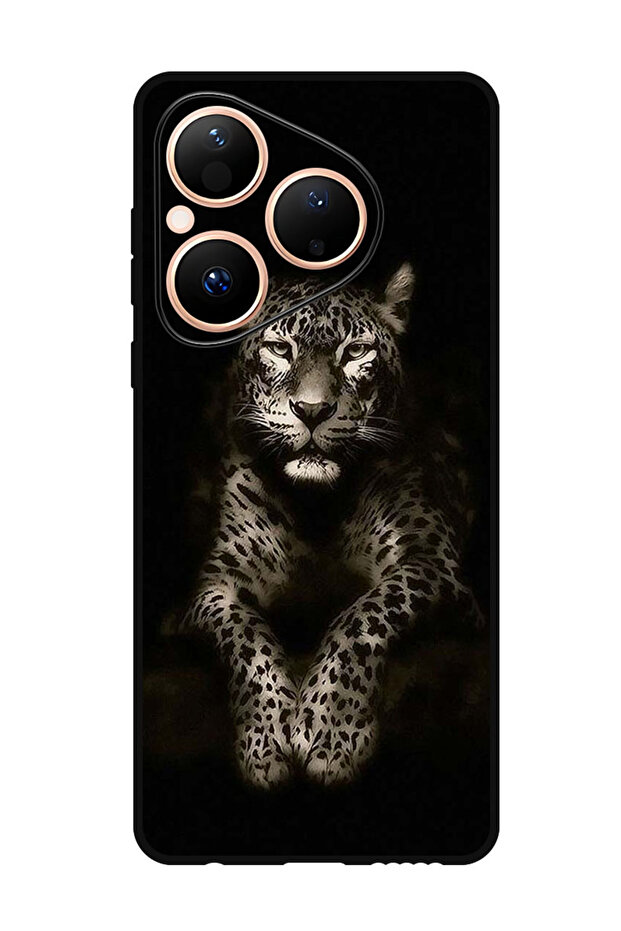 Case Compatible with Huawei Pura 80 6.6 Inch Protection Shockproof Bumper Cover Leopard
