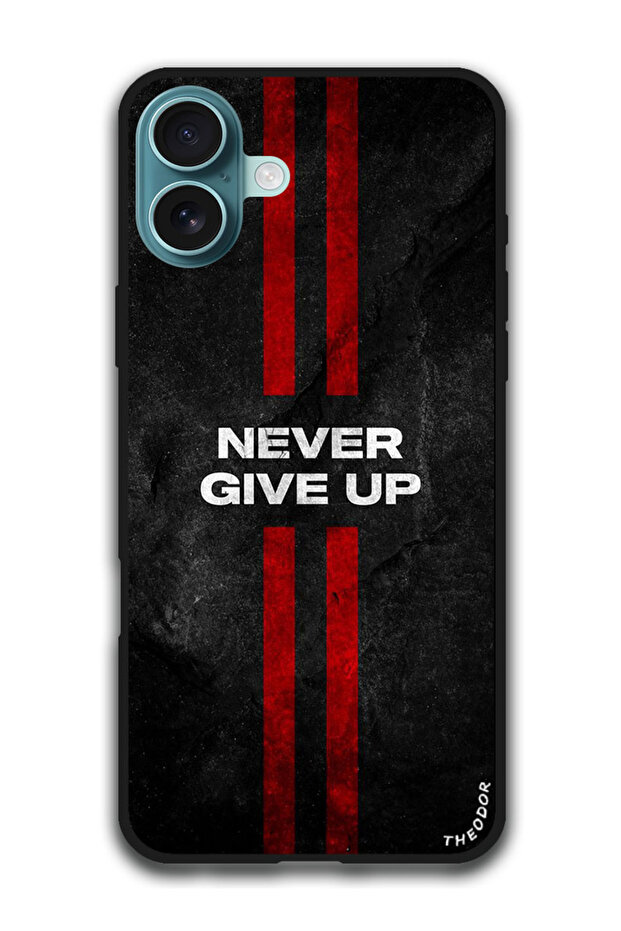Protective Case Anti Scratch Shock Proof Cover For iPhone 16 Plus (6.7)-inch Never Give up stripes