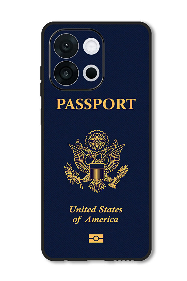 Case Compatible with OnePlus 13s 6.32 Inch Protection Shockproof Bumper Cover Usa Passport