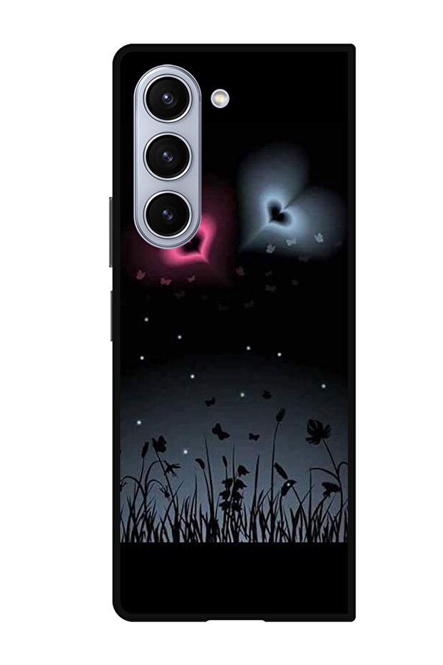 Protective Case Anti Scratch Shock Proof Bumper Cover For Samsung Galaxy Z Fold 5 Two Hearts (2)