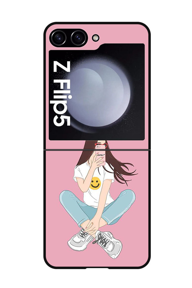 Protective Case Anti Scratch Shock Proof Bumper Cover For Samsung Galaxy Z Flip 5 Selfie