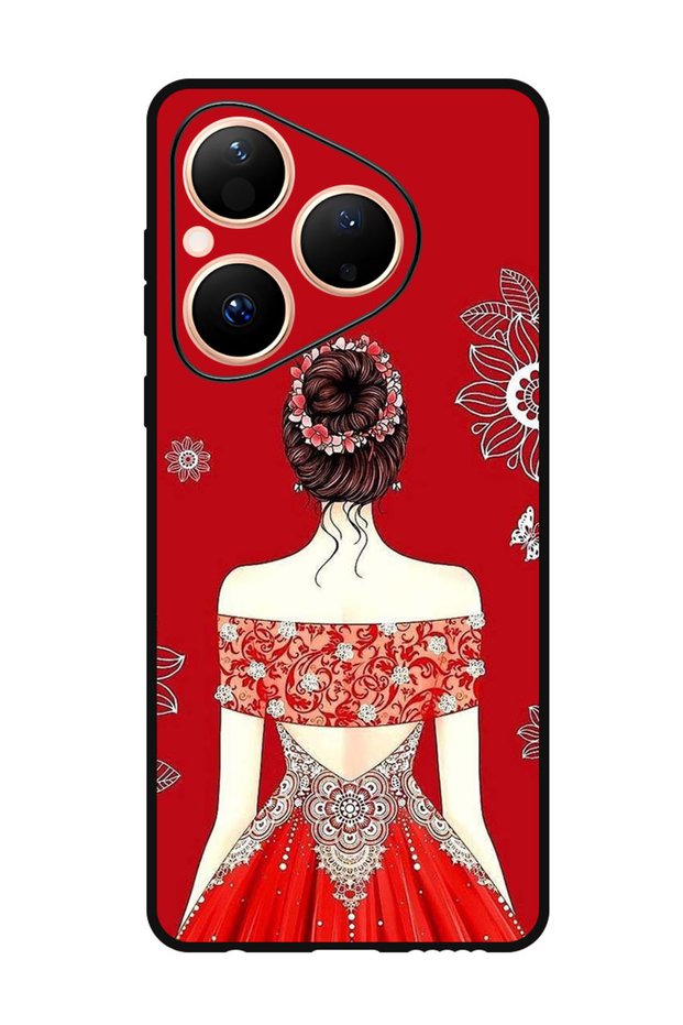 Case Compatible with Huawei Pura 80 6.6 Inch Protection Shockproof Bumper Cover Cute Ladyy