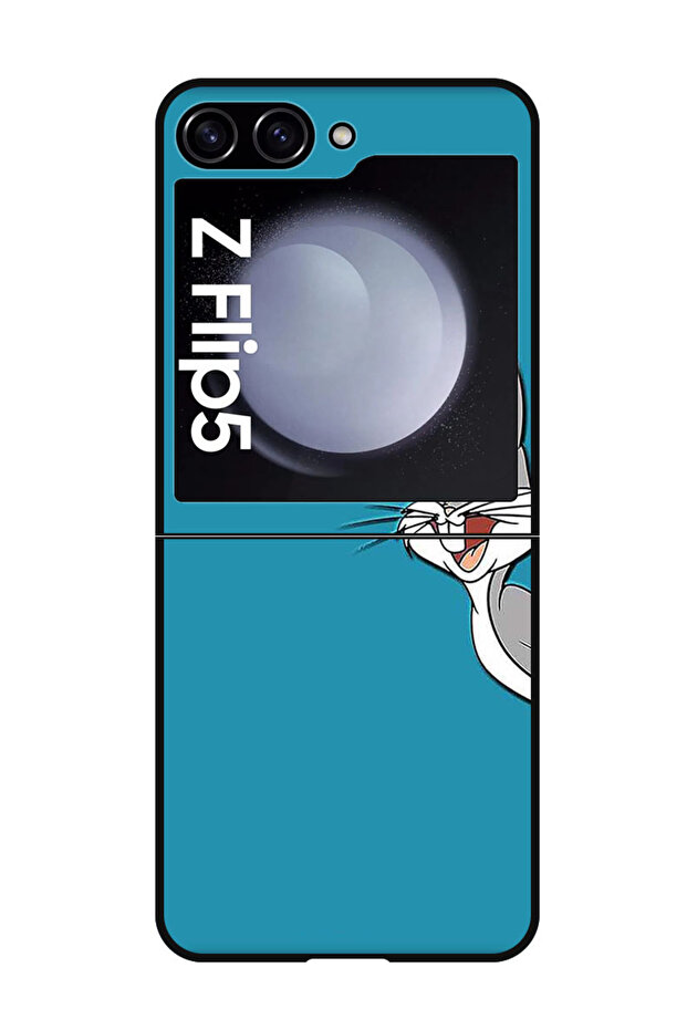 Protective Case Anti Scratch Shock Proof Bumper Cover For Samsung Galaxy Z Flip 5 Bugs Bunny