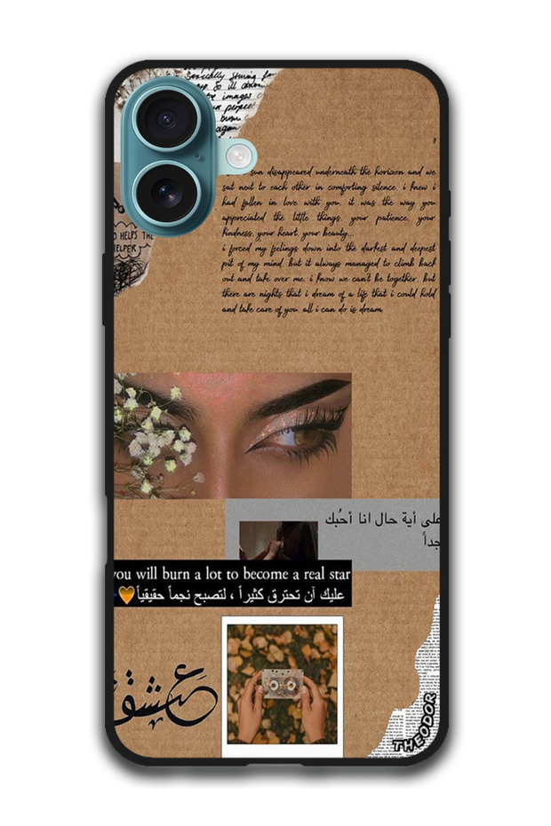 Protective Case Anti Scratch Shock Proof Cover For iPhone 16 Plus (6.7)-inch Arabic Design (146)