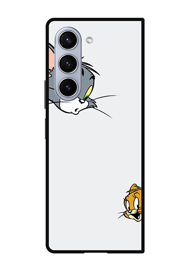 Protective Case Anti Scratch Shock Proof Bumper Cover For Samsung Galaxy Z Fold 5 Tom Jerry