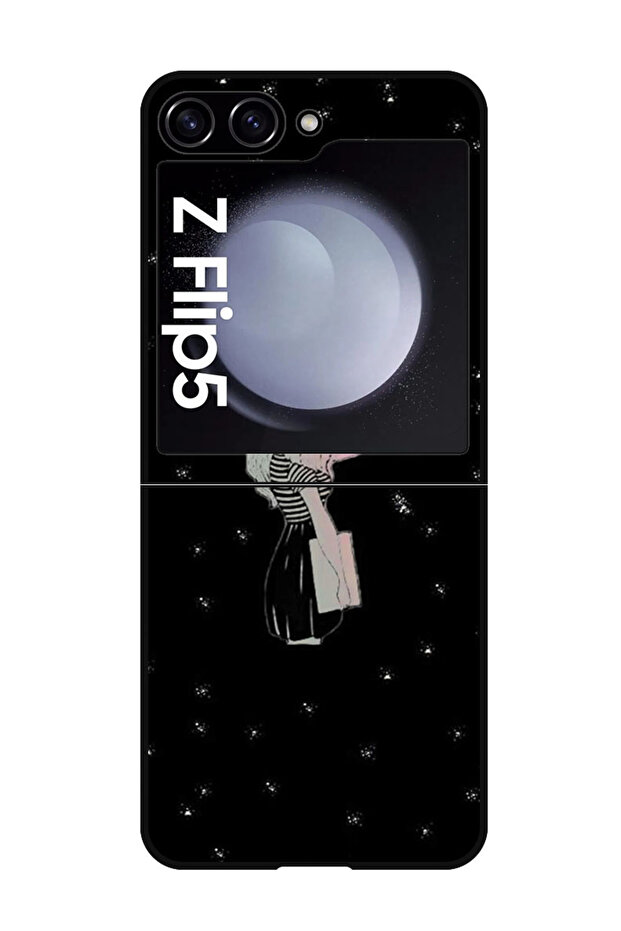 Protective Case Anti Scratch Shock Proof Bumper Cover For Samsung Galaxy Z Flip 5 Girl Butterfly