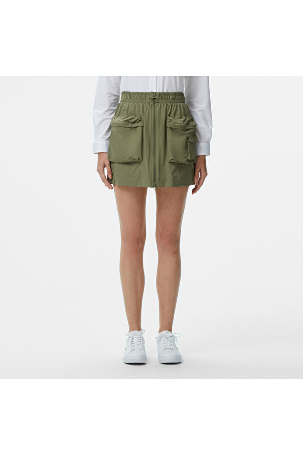 Kadın Regular Fit Haki Etek - 2