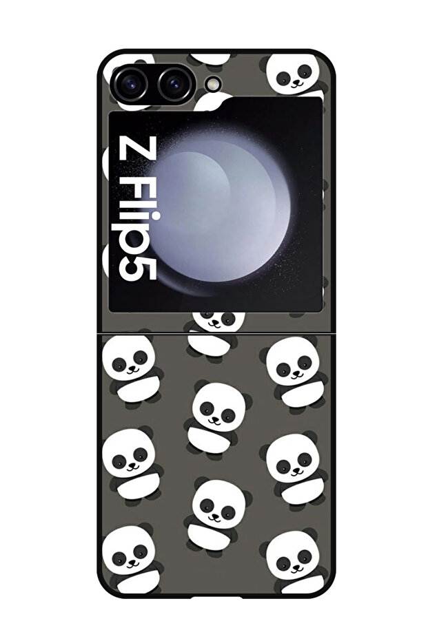 Protective Case Anti Scratch Shock Proof Bumper Cover For Samsung Galaxy Z Flip 5 Panda