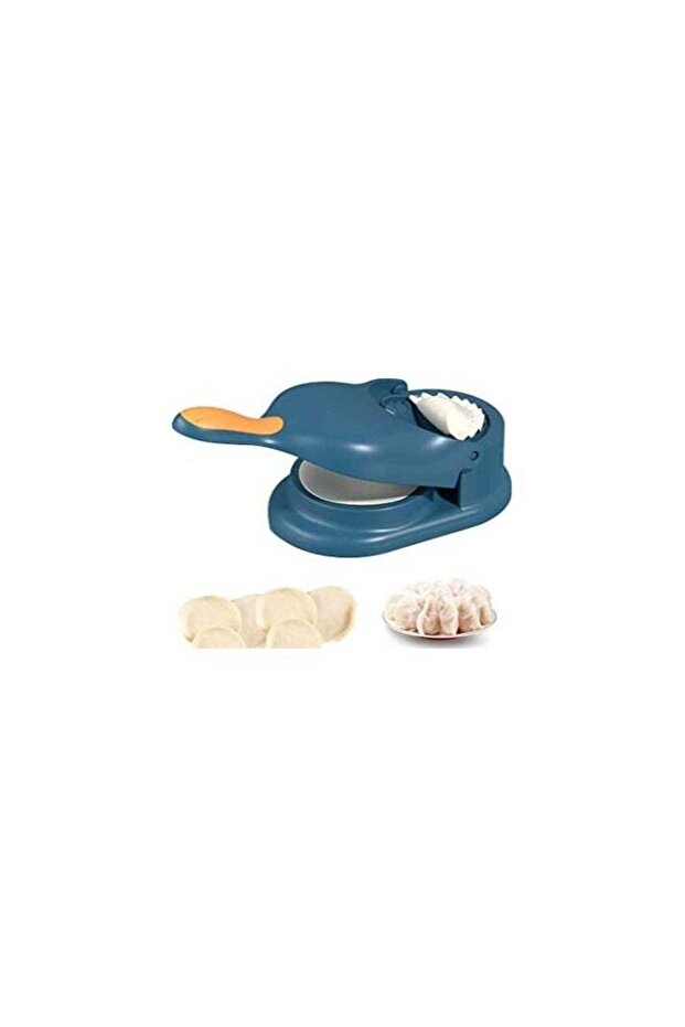 MIRFA 2 in 1 Dumpling Maker Double Head with Press Mould (Blue)