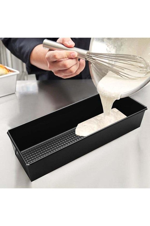 Non-Stick Loaf Tin Bread Pan black 30cm