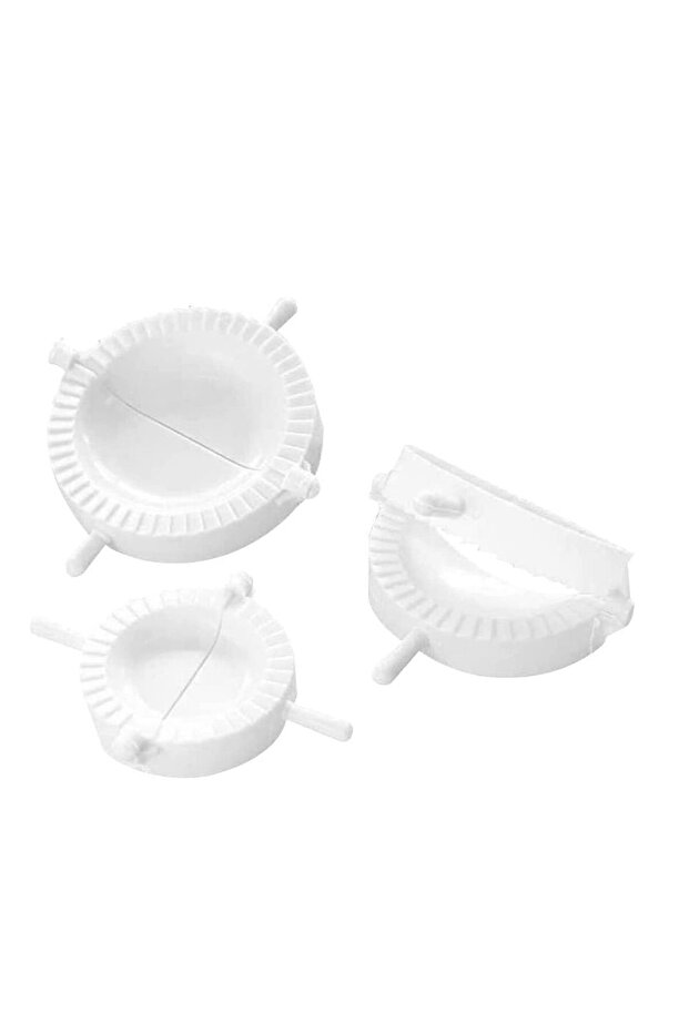 MARKQ Dumpling Maker, 3 pcs Dumpling Press Molds Cutter For Meat Pie Pastry Wonton Ravioli Mold