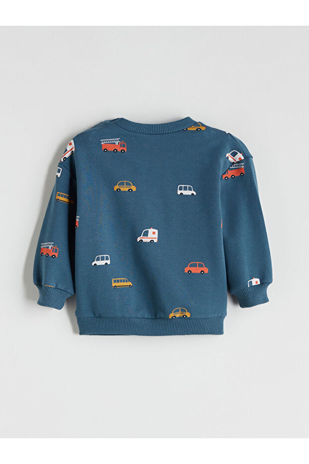 Create Your Style from Uzg Store |   Printed Baby Boy Sweatshirt and Sweatpants Bottom 2 Piece Set - 5