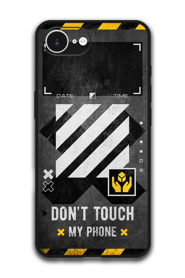 Case Compatible with Apple iPhone 16e 6.1 Inch Protection Shockproof Cover - Dont Touch My Phone 1