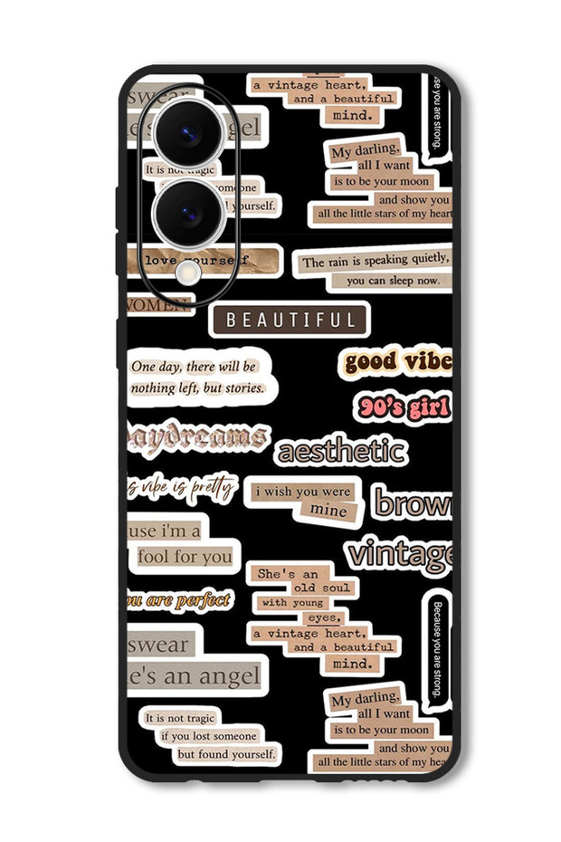 Case Compatible with Samsung Galaxy S25 Edge 6.7 Inch Protection Shockproof Cover Beautiful Quote