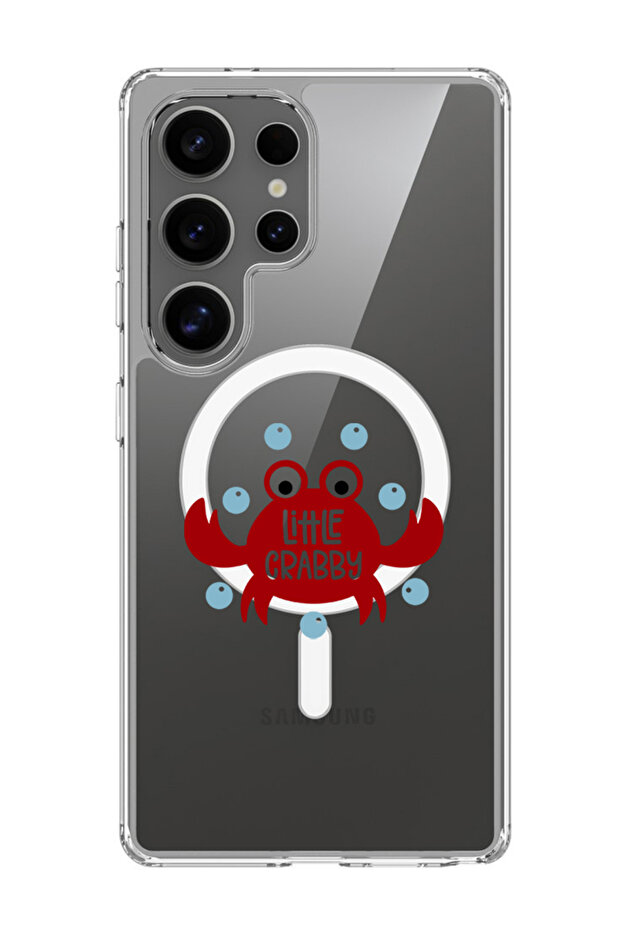 Case for Samsung Galaxy S25 Ultra Compatible with MagSafe, Cover Little crabby