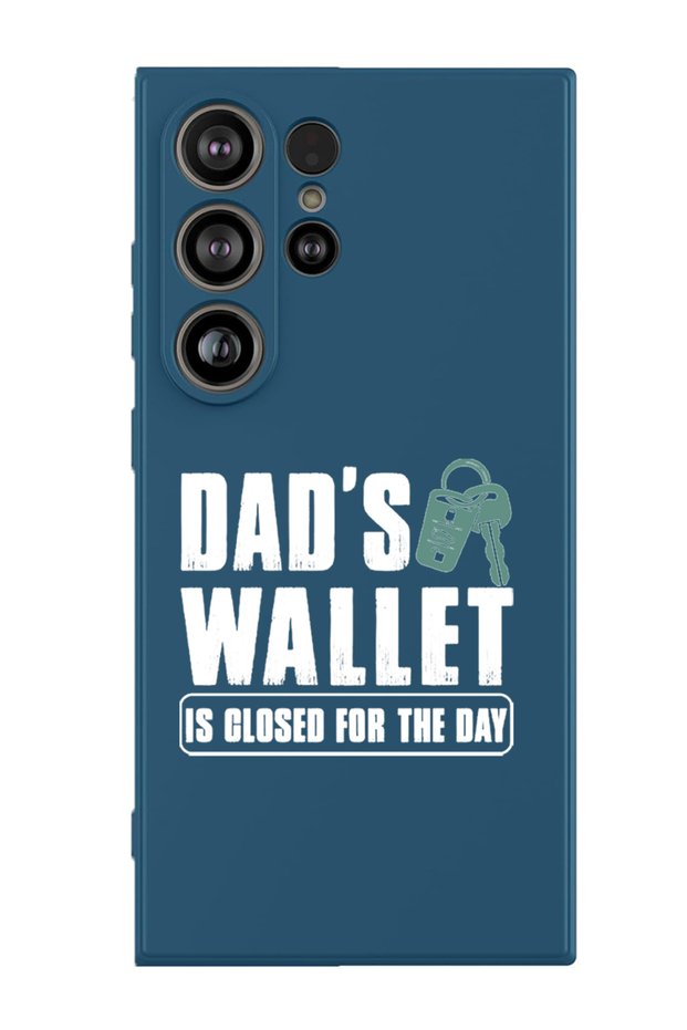 Protective Liquid Silicone Shockproof Case For Samsung Galaxy S25 Ultra (Blue) - Dads wallet