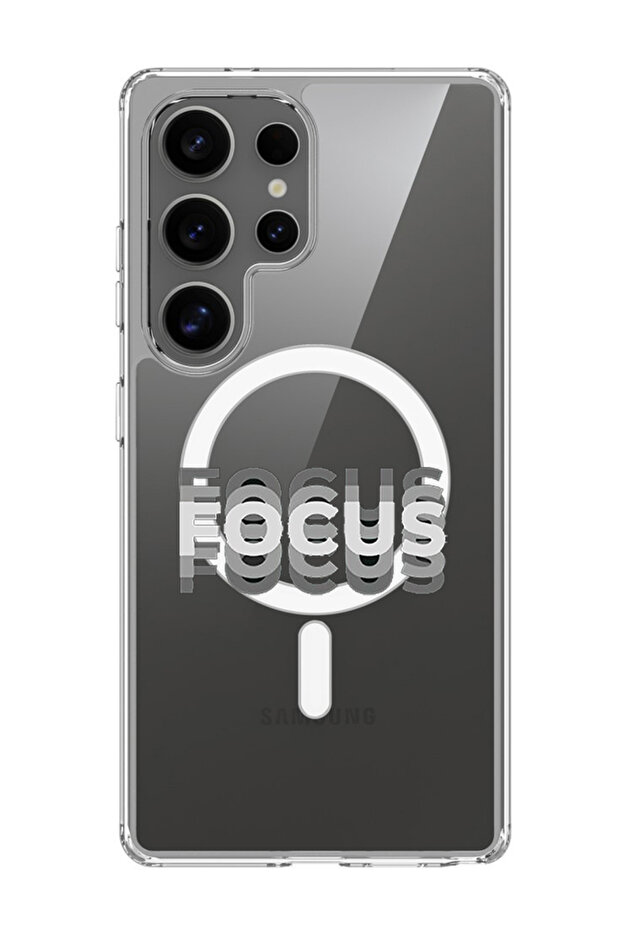 Case for Samsung Galaxy S25 Ultra 6.9-inch Compatible with MagSafe, Shockproof Phone Cover Focus