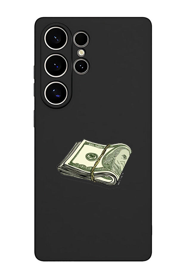 Protective Liquid Silicone Shockproof Case For Samsung Galaxy S25 Ultra (Black) - Cash Sticker