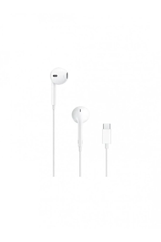 سماعة رأس سلكية USB-C لهاتف iPhone 15، مع ميكروفون مدمج وتحكم في مستوى الصوت،