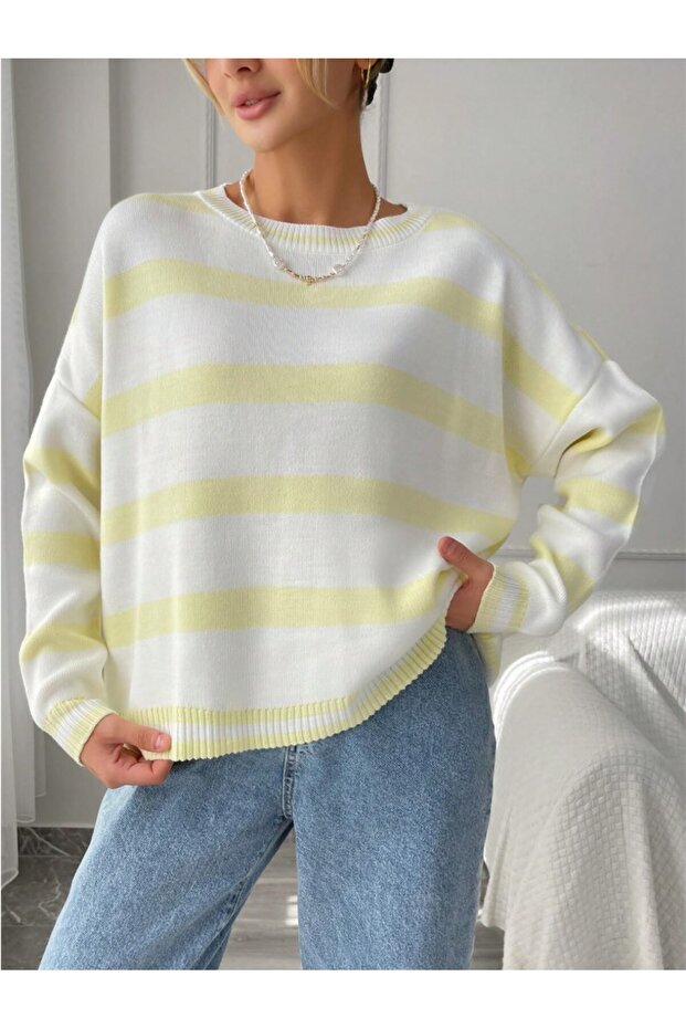 Kadın Basic Kazak - 3