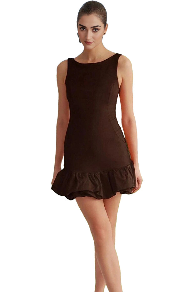 Women's Mini A-Line Balloon Skirt Dress Summer Woven Comfortable Perfect Fit Durable Material