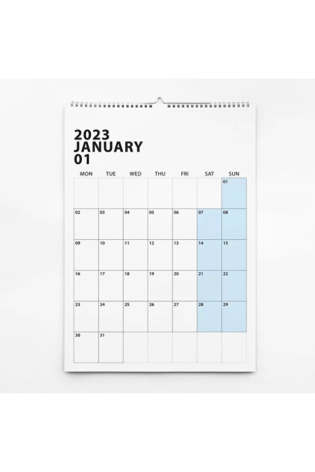 2026 Duvar Takvimi, Aylık Planlayıcı Takvim, Minimalist Takvim, Duvar Planlayıcısı - 7