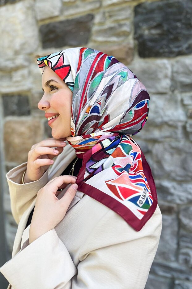 Eșarfă din bumbac Soft Touch - 7182229-011 - 1