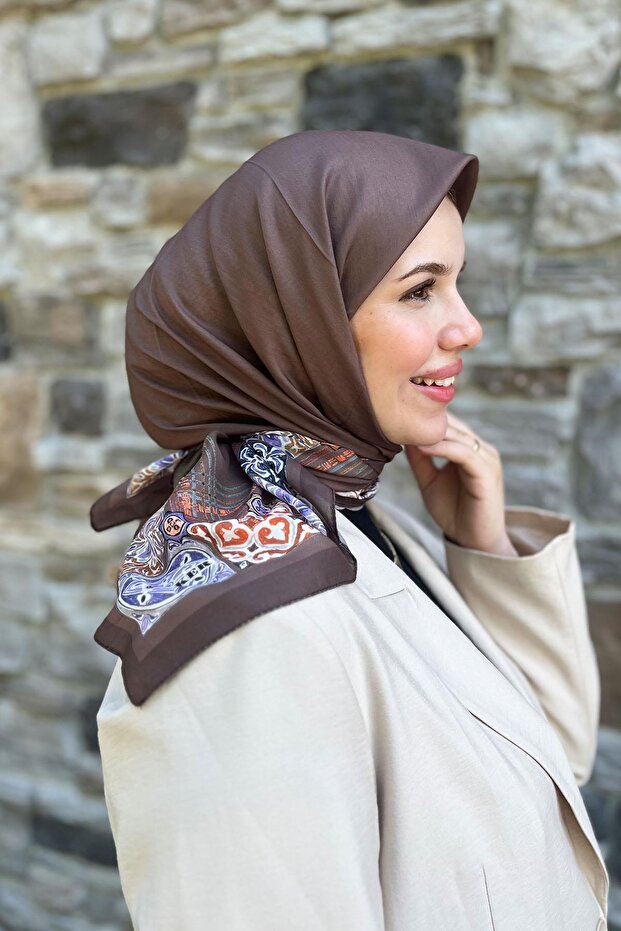 Eșarfă din bumbac Soft Touch - 6937229-017 - 1