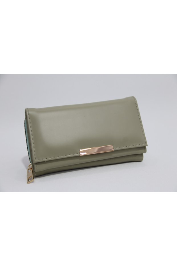 Large Size Women's Wallet with Zipper Closure and Card Holder Section (17Cm*9Cm)