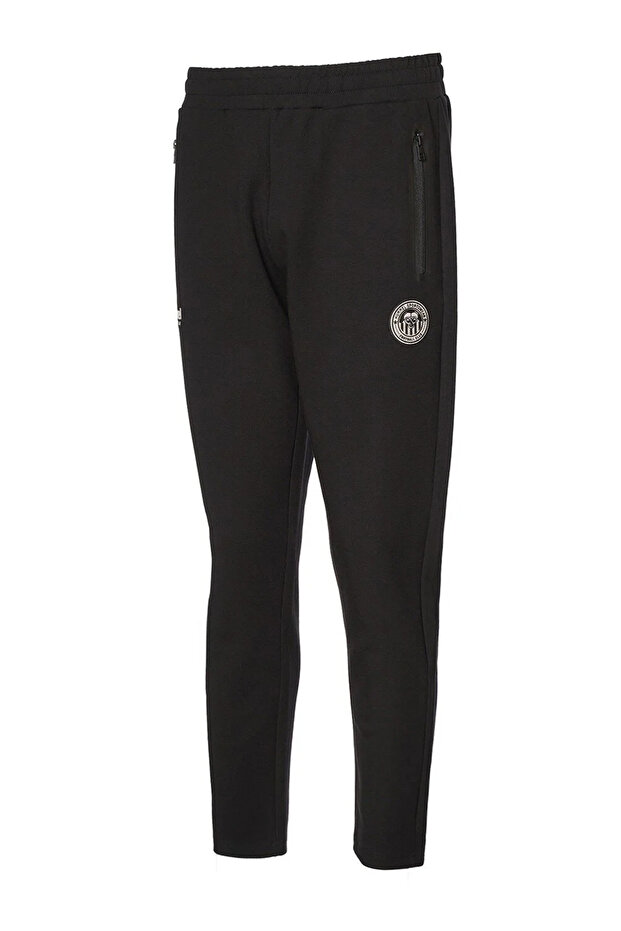 Streç Pamuklu Regular Fit Normal Bel Boru Paça Eşofman Altı Erkek EŞOFMAN ALTI 932334 - 2