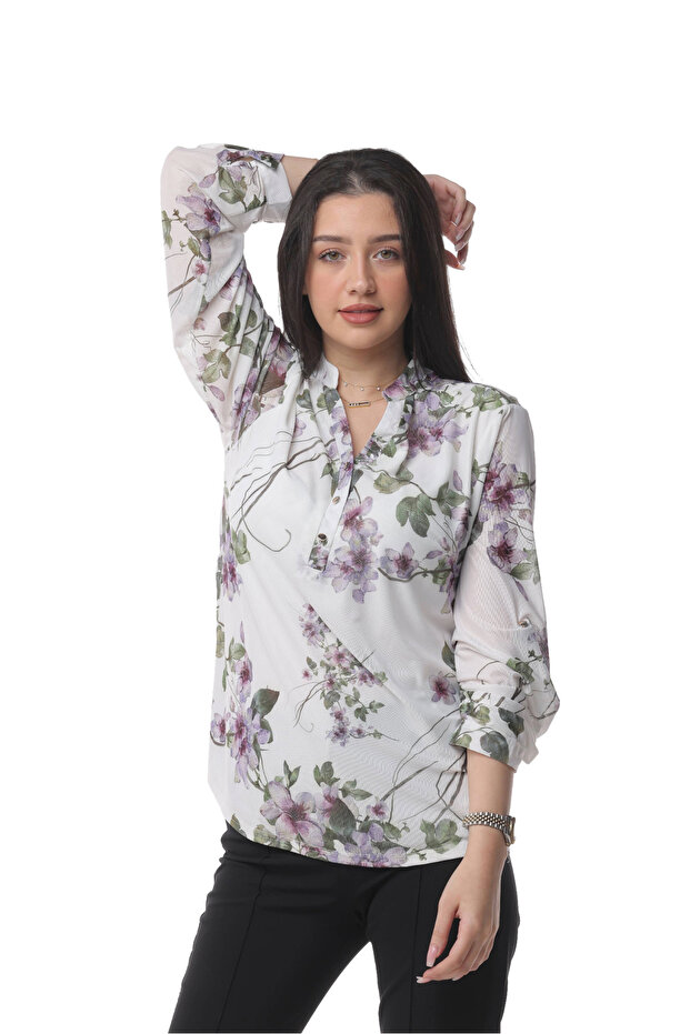 بلوزة الخزامى - 1