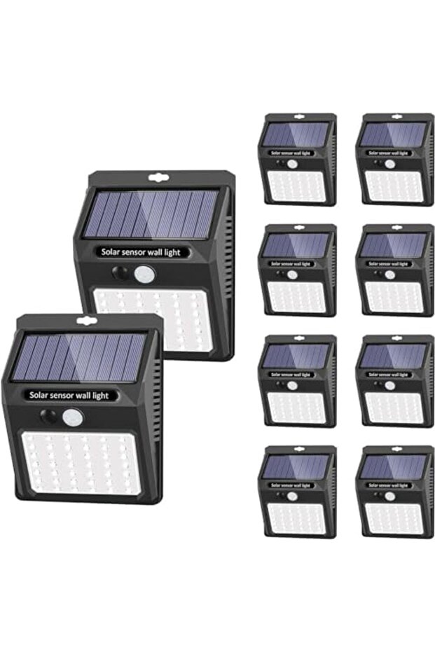 New Wireless IP65 Waterproof 42 LED Solar Lights - Pack of 10
