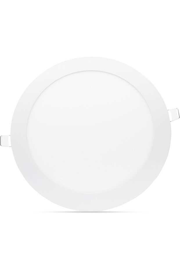18W LED SLIM Panel Light, Down Light-6500K, Round Recessed, Mounting 9inch
