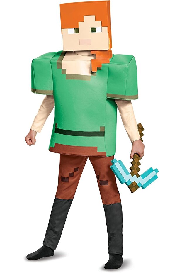 Alex Deluxe Minecraft Costume 7-8 Years
