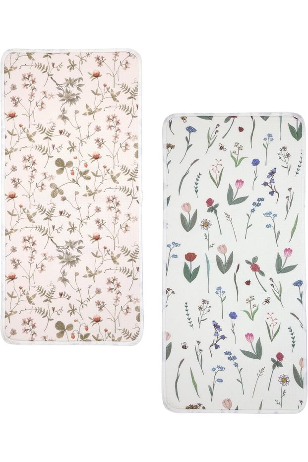 Waterproof Changing Pad Liners, Portable Baby Changing Pad Cover, Diaper Changing Mat Reusabl