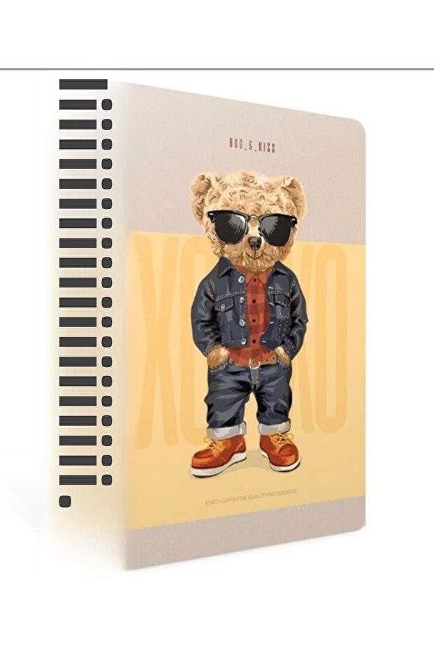 - دفتر ملاحظات XOXO حلزوني 120 ورقة