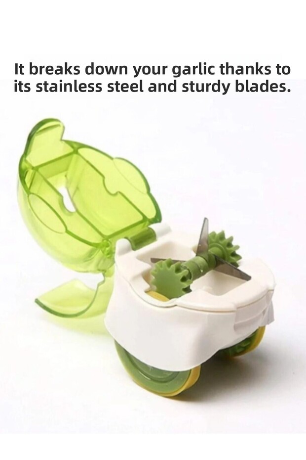 Practical Garlic Grater with Wheels - 5