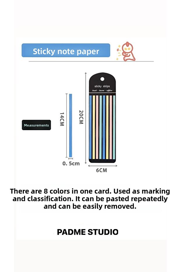 شرائط ملاحظات لاصقة / علامة / هايلايتر - 2