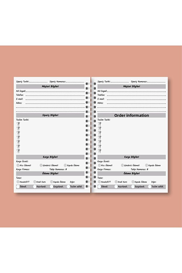 My Order Notebook - 2