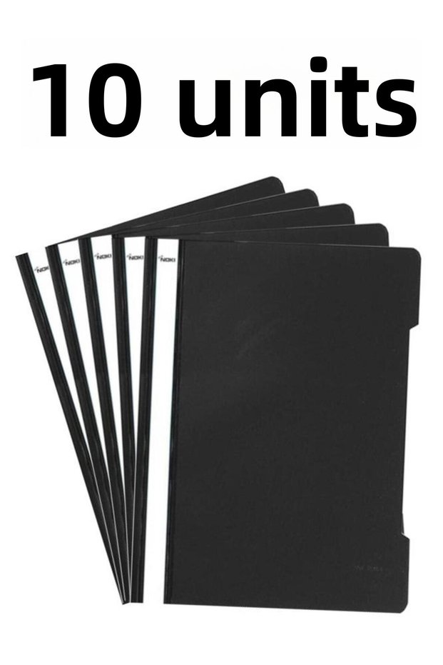 10 Pcs A4 Black Ring Binder 1 Pack Economic Good Quality Ring Binder Office Bureau School