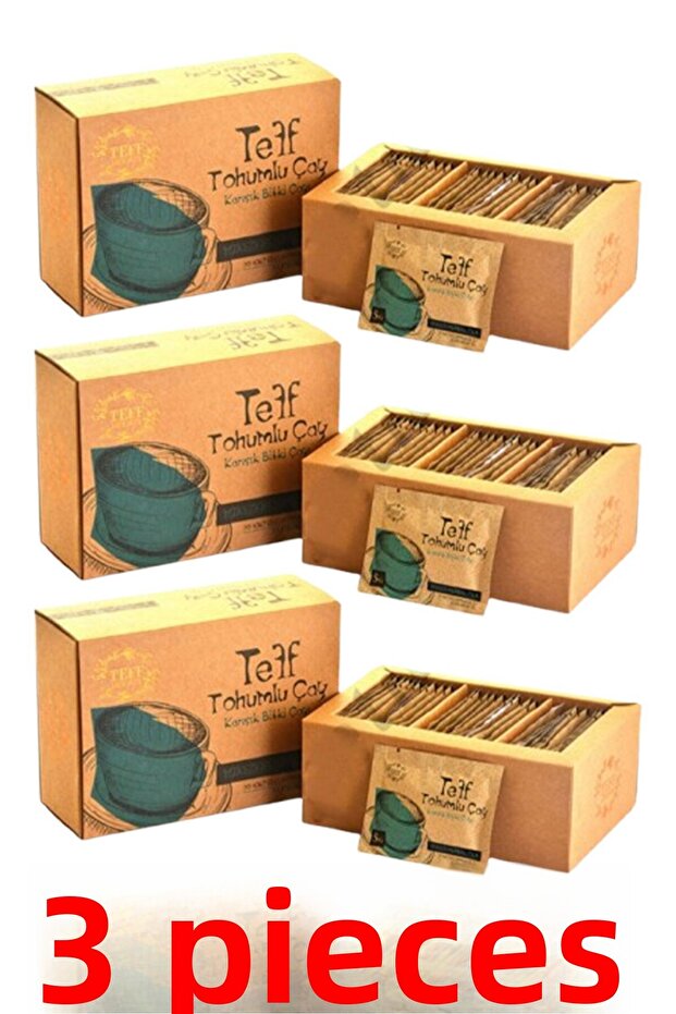 شاي بذور تيف الأصلي - 3 علب - 1