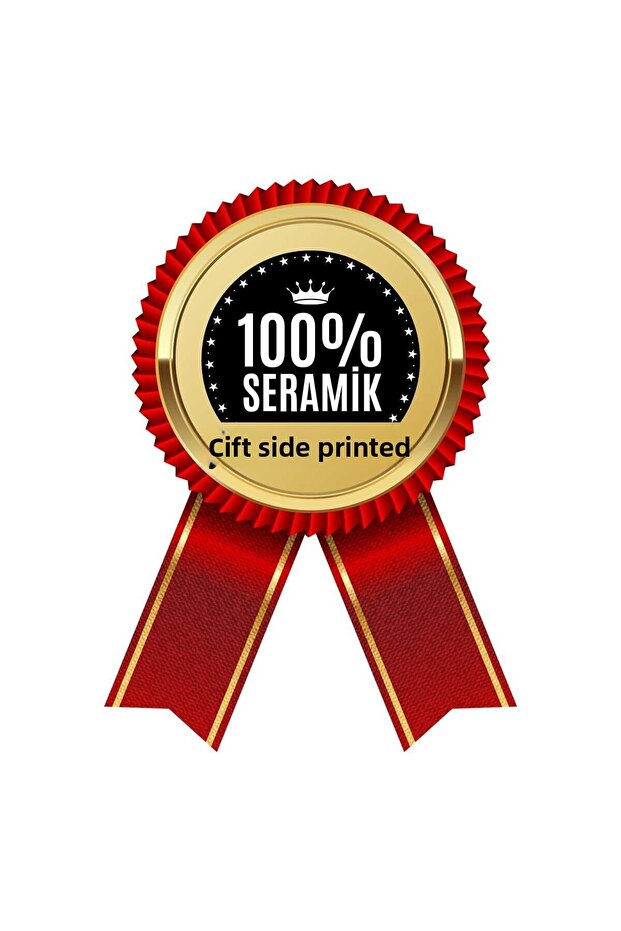 Caution Breakable Double-Sided Writing Mug (Red t) - 3