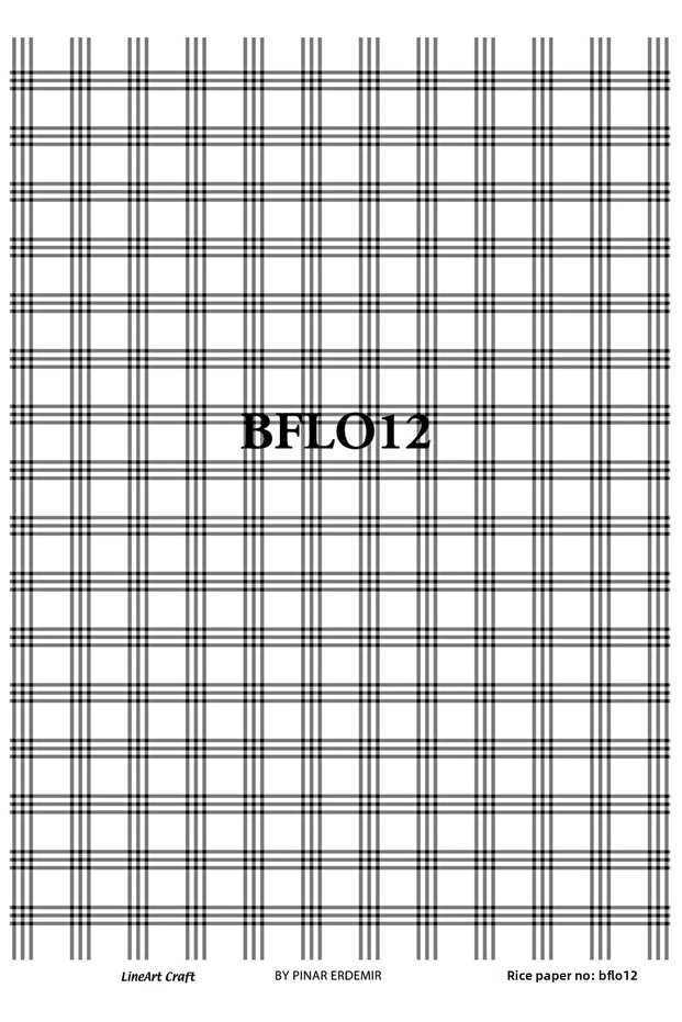 ورق تزيين الأرز LineArt LA-BFL12