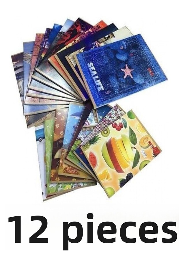 100 ورقة مربعة صغيرة الحجم (A5) 12 قطعة دفتر ملاحظات