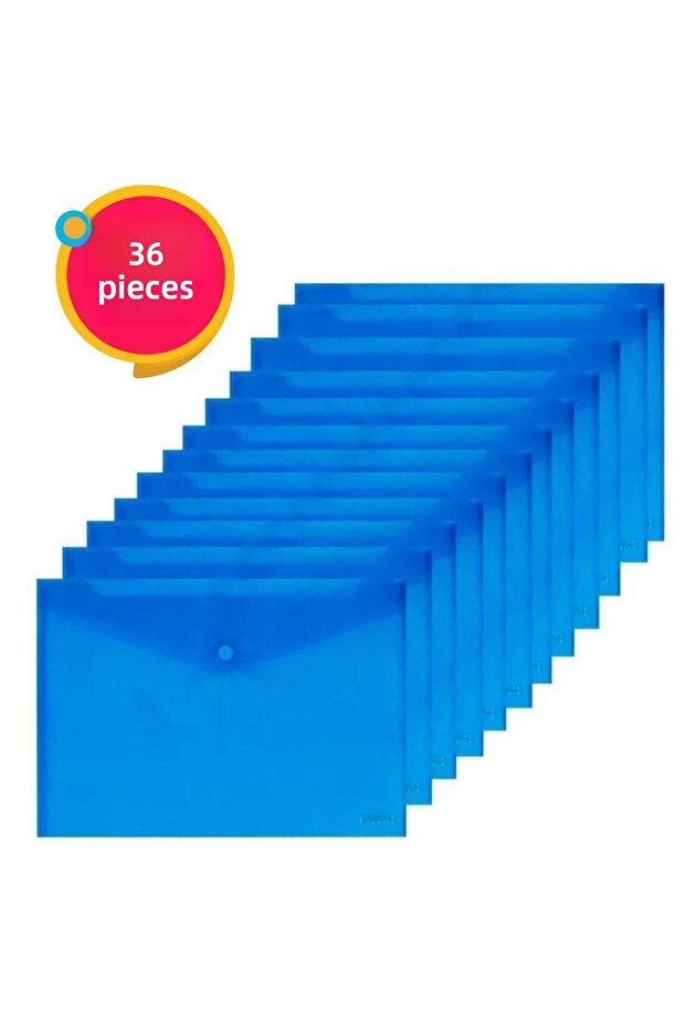 مغلف ملف أزرق 36 قطعة - 1