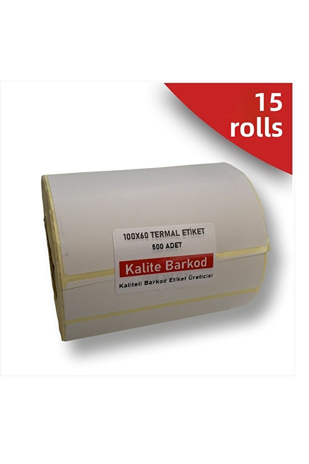100x60 Thermal Label| 15 Rolls of Barcode Labels - 1