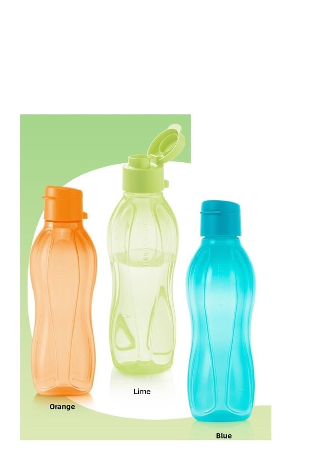 زجاجة مياه Eco سعة 500 مل مكونة من 3 قطع - غطاء عملي - 2