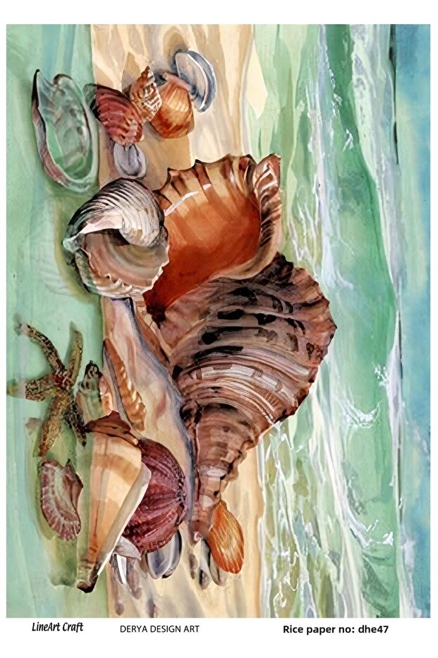 DHE47- 29X42cm نموذج ورق تزيين الأرز
