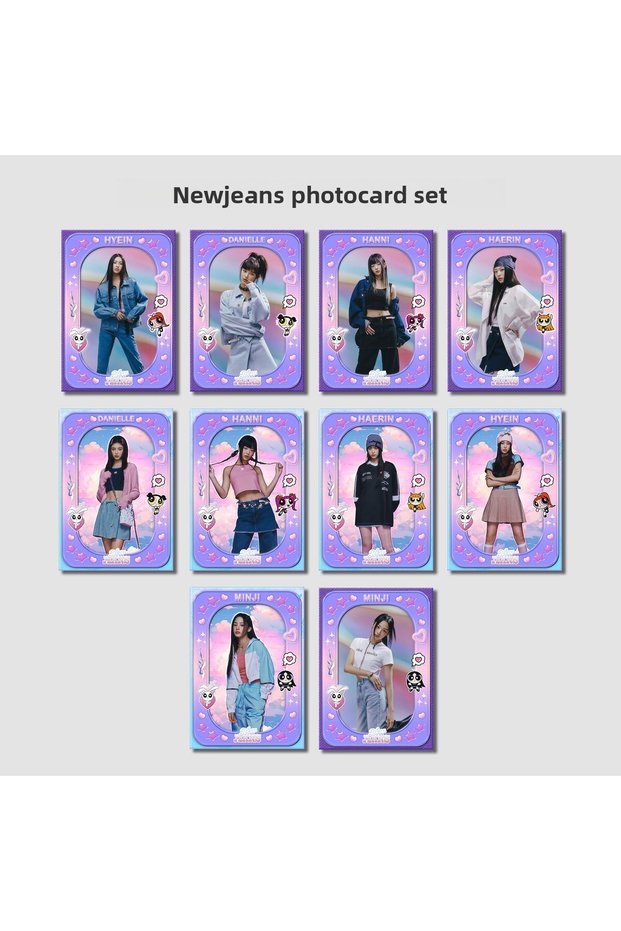 New Jeans Kpop Photocard Set 10 Pieces Photocards